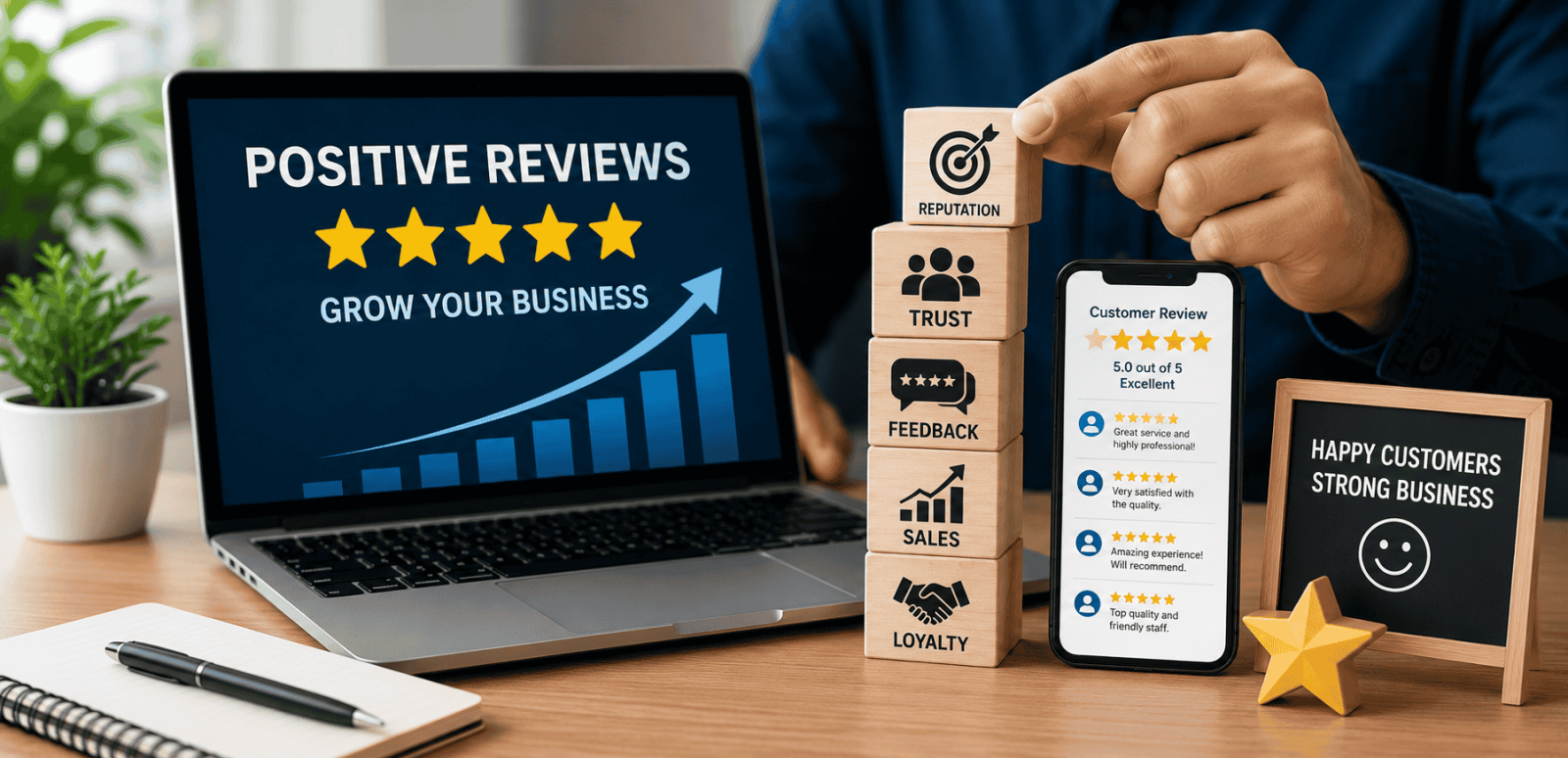 How To Grow Your Business With Positive Reviews